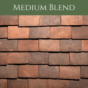 British Made Medium Antique Blend Handmade Clay Roof Tiles